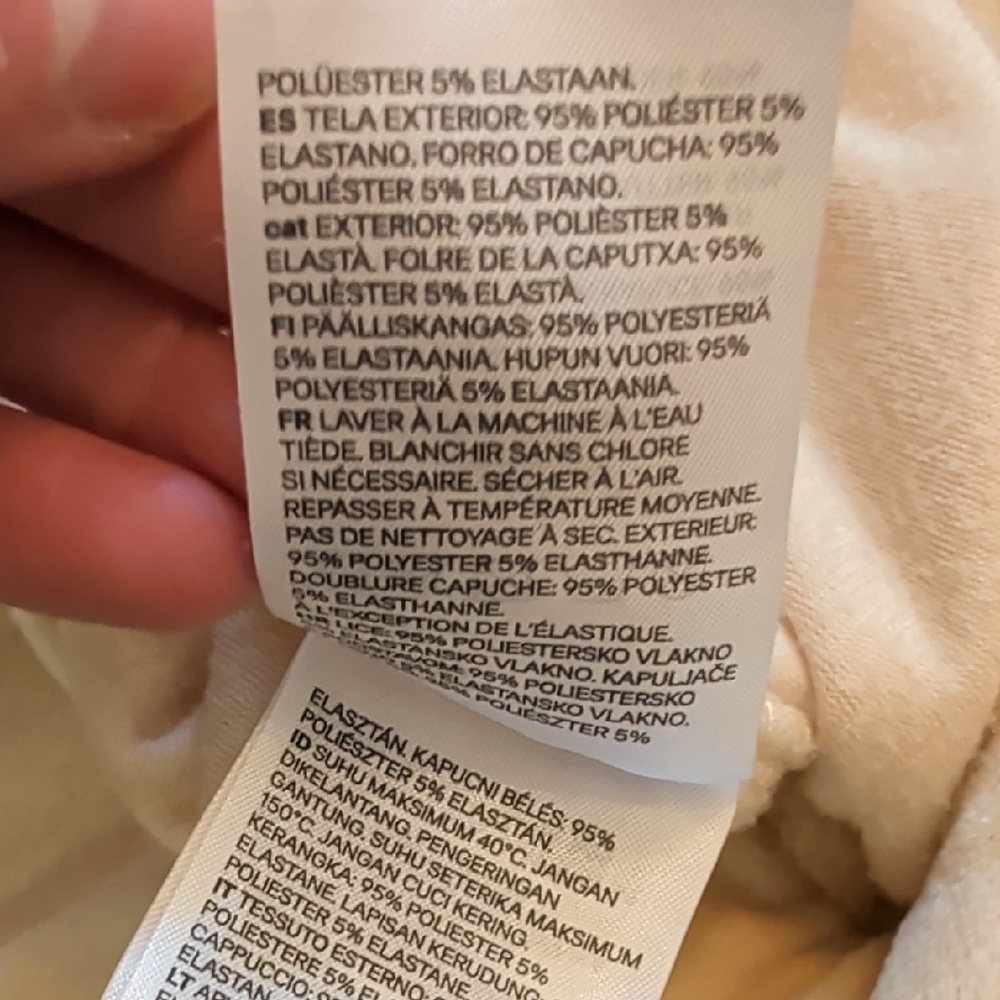 H&M Divided Cropped Velour Hoodie - Picture 5 of 8